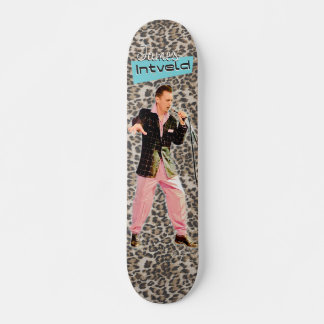 James Intveld Rockabilly Leopard Skateboard