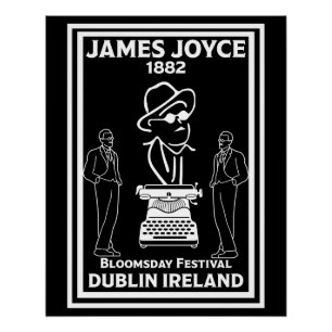 James Joyce Dublin Ierland Perfect Poster