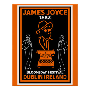 James Joyce Dublin Ierland Perfect Poster
