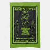 James Joyce Dublin Ierland Theedoek (Verticaal)