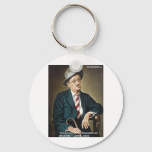 James Joyce "Errors/Portals" Citaat Gifts & Kaarte Sleutelhanger