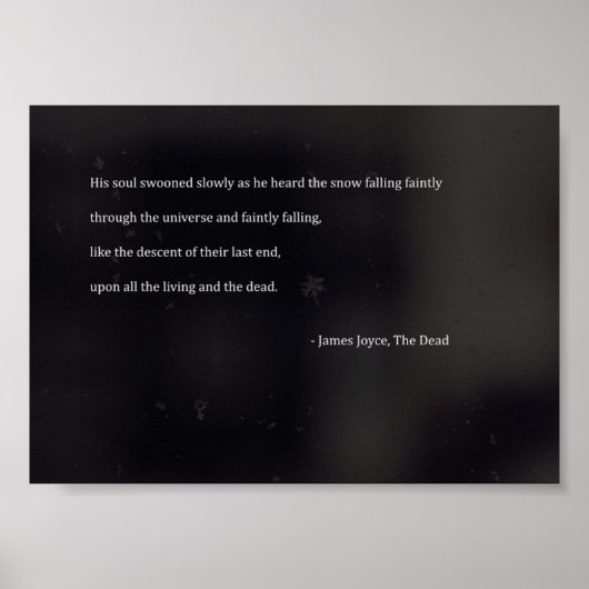 James Joyce Poster (Voorkant)