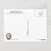 James K. Polk - 11e President van de VS Briefkaart (Achterkant)