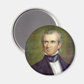 James K Polk Magnet Magneet (Voorkant / Achterkant)