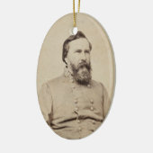 James Longstreet Keramisch Ornament (Links)