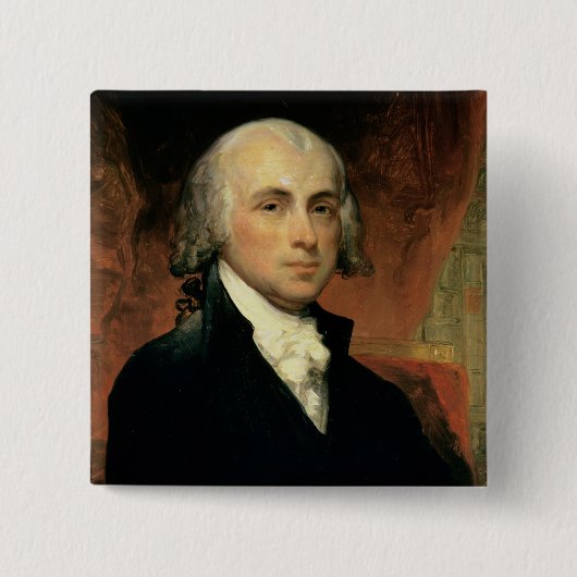 James Madison 2 Vierkante Button 5,1 Cm (Voorkant)