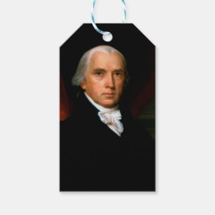 James Madison 4de President van de Verenigde State Cadeaulabel