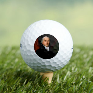 James Madison 4de President van de Verenigde State Golfballen
