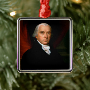 James Madison 4de President van de Verenigde State Metalen Ornament