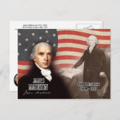 James Madison - 4de President van de VS Briefkaart (Voorkant / Achterkant)
