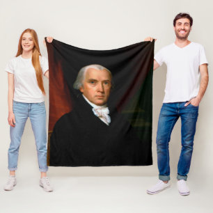 James Madison 4e President van de Verenigde Staten Fleece Deken