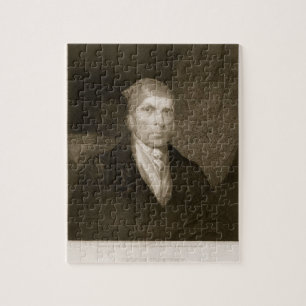 James Madison 82 jaar oud, gegraveerd door Thomas Legpuzzel