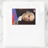 James Madison Baseball Card Rechthoekige Sticker (Tas)