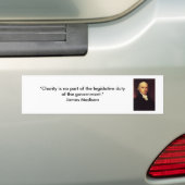 James Madison - Charity Bumpersticker (Op auto)