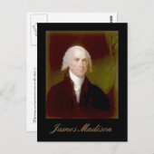 James Madison, citation Carte postale (Devant / Derrière)