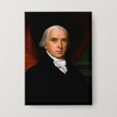 James Madison de 4e president: koloniaal Amerika Button (Voorkant)