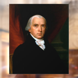 James Madison de 4e president: koloniaal Amerika Raamsticker