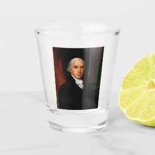 James Madison de 4e president: Koloniaal Amerika Shot Glas