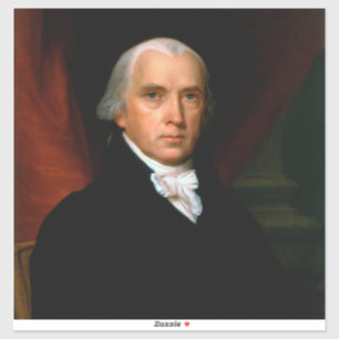 James Madison de 4e president: Koloniaal Amerika Sticker