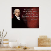 James Madison-eigendomsrechten Poster (Keuken)
