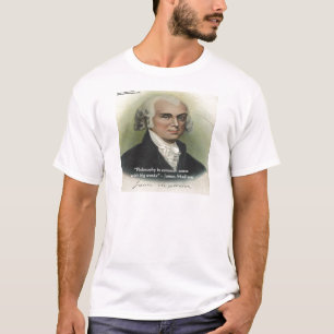 James Madison "Filosofie/Gewoon Zinnige" Citaat T-shirt