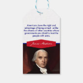 James Madison Gift Labels Cadeaulabel (Achterkant)