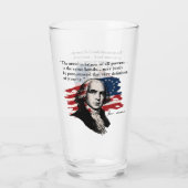 James Madison Glas (Achterkant)