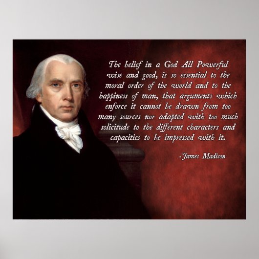 James Madison God Poster (Voorkant)