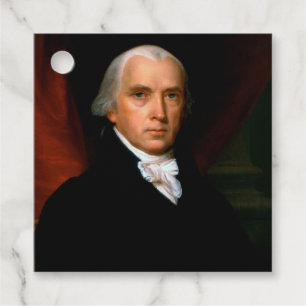 James Madison, het vierde President: koloniaal Ame Bedankjes Labels