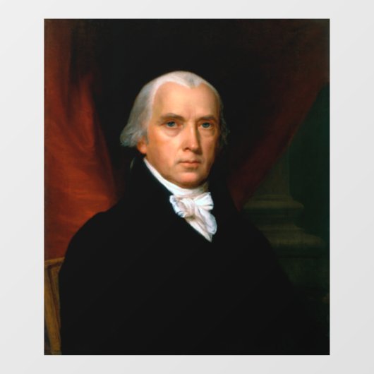 James Madison, het vierde President: koloniaal Ame Raamsticker (Vel)