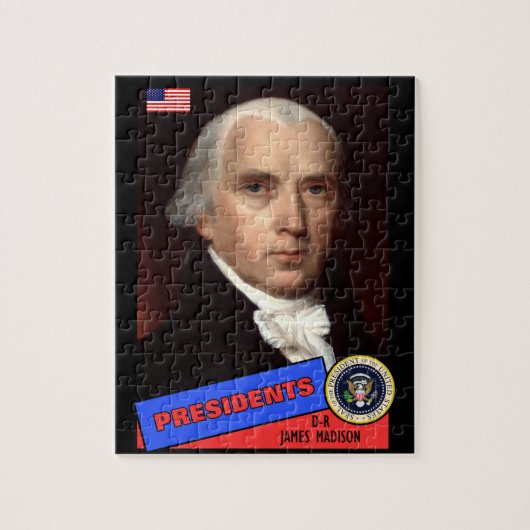 James Madison-honkaarten Legpuzzel (Verticaal)