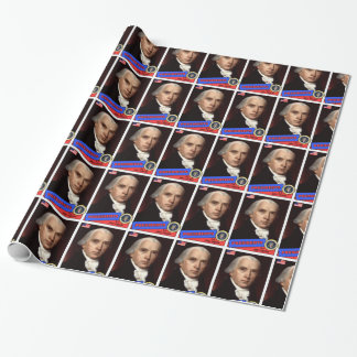 James Madison-honkbalkaart Cadeaupapier