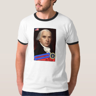 James Madison-honkbalkaart T-shirt