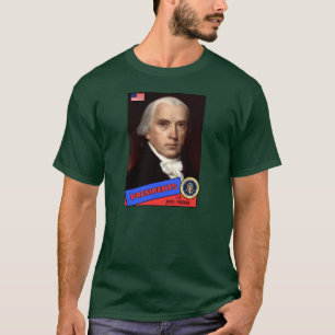 James Madison-honkbalkaart T-shirt