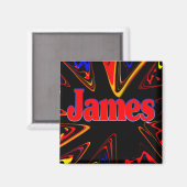 James Magnet personnalisé (Recto/Verso)