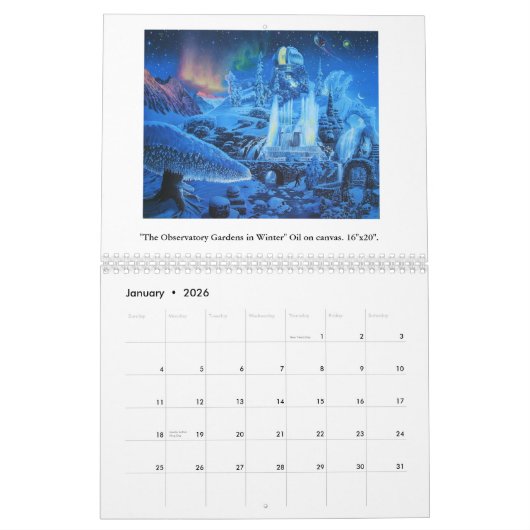 James McCarthy- Surrealisme en het Landschap 2015 Kalender (Jan 2026)