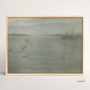 James McNeill Whistler Nocturne Blue en Gold Poster