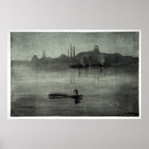 James McNeill Whistler Nocturne Poster