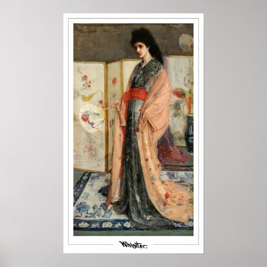 James McNeill Whistler Poster d'art Zedign #5-2 (Devant)