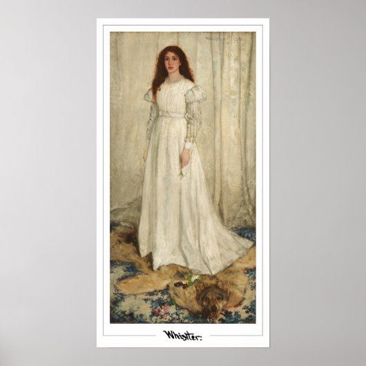 James McNeill Whistler Zedign Art Poster #4 (Devant)