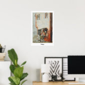 James McNeill Whistler Zedign Art Poster #4-2 (Thuiskantoor)
