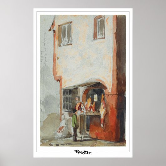 James McNeill Whistler Zedign Art Poster #4-2 (Voorkant)
