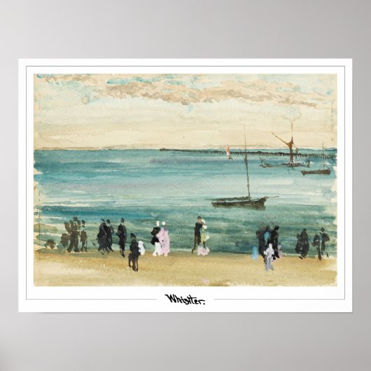 James McNeill Whistler Zedign Poster d'art #10-2 (Devant)