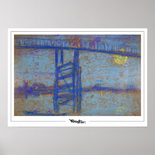 James McNeill Whistler Zedign Poster d'art #13-2 (Devant)