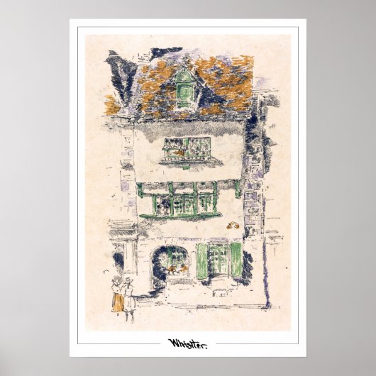 James McNeill Whistler Zedign Poster d'art #438-2 (Devant)