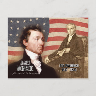 James Monroe - 5e President van de VS Briefkaart