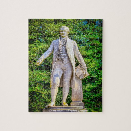 James Monroe 5th President of America. Legpuzzel (Verticaal)