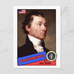 James Monroe Baseball Card Briefkaart