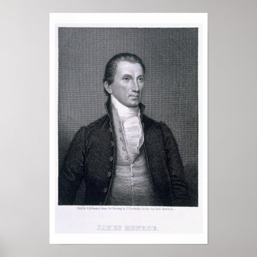 James Monroe, gegraveerd door Asher Brown Durand ( Poster (Voorkant)