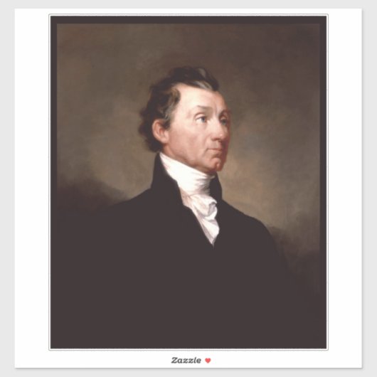 James Monroe Portrait, vroeg Amerikaans President Sticker (Vel)